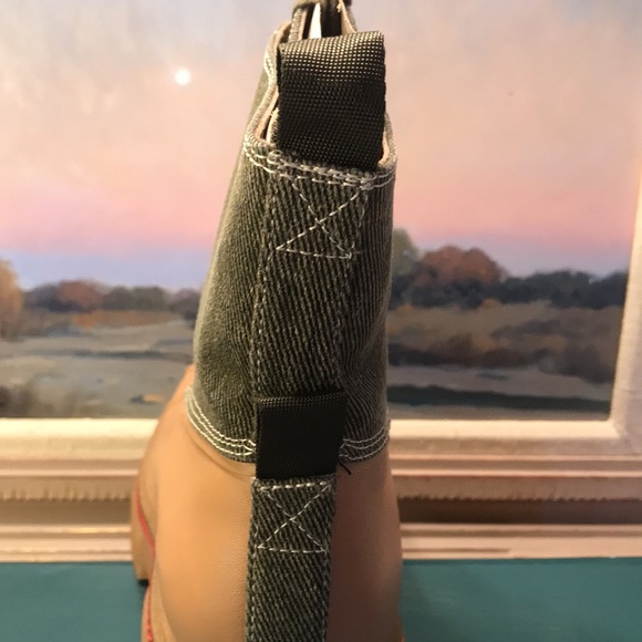 New oom. AEROSOLES Canvas Stellar Boots  with box 394tj - Picture 11 of 16